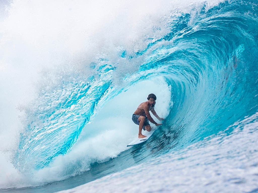 La reina de les onades és a Tahití