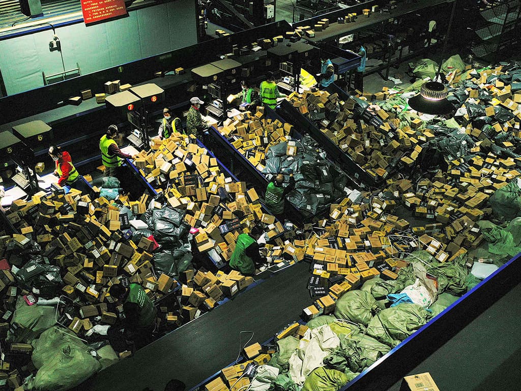 Consumisme en caixes de cartró