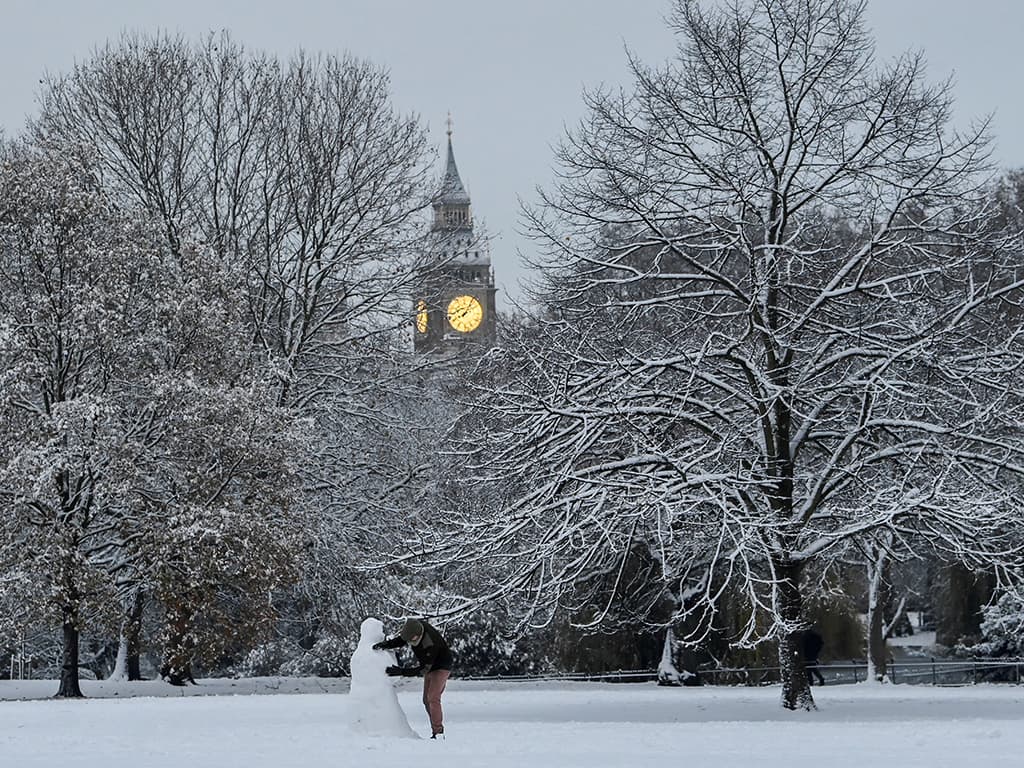 Gran nevada a Londres