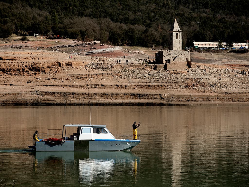 Retirada de peixos de Sau