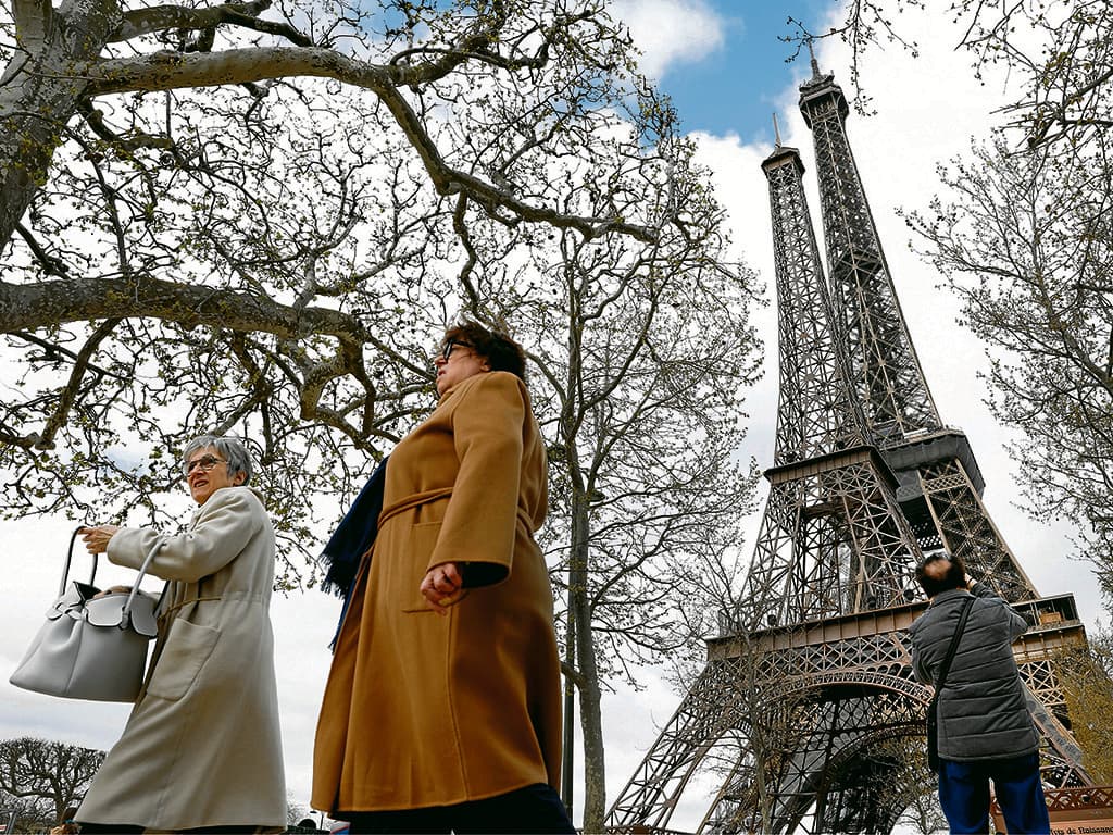París ja té l’Eiffela