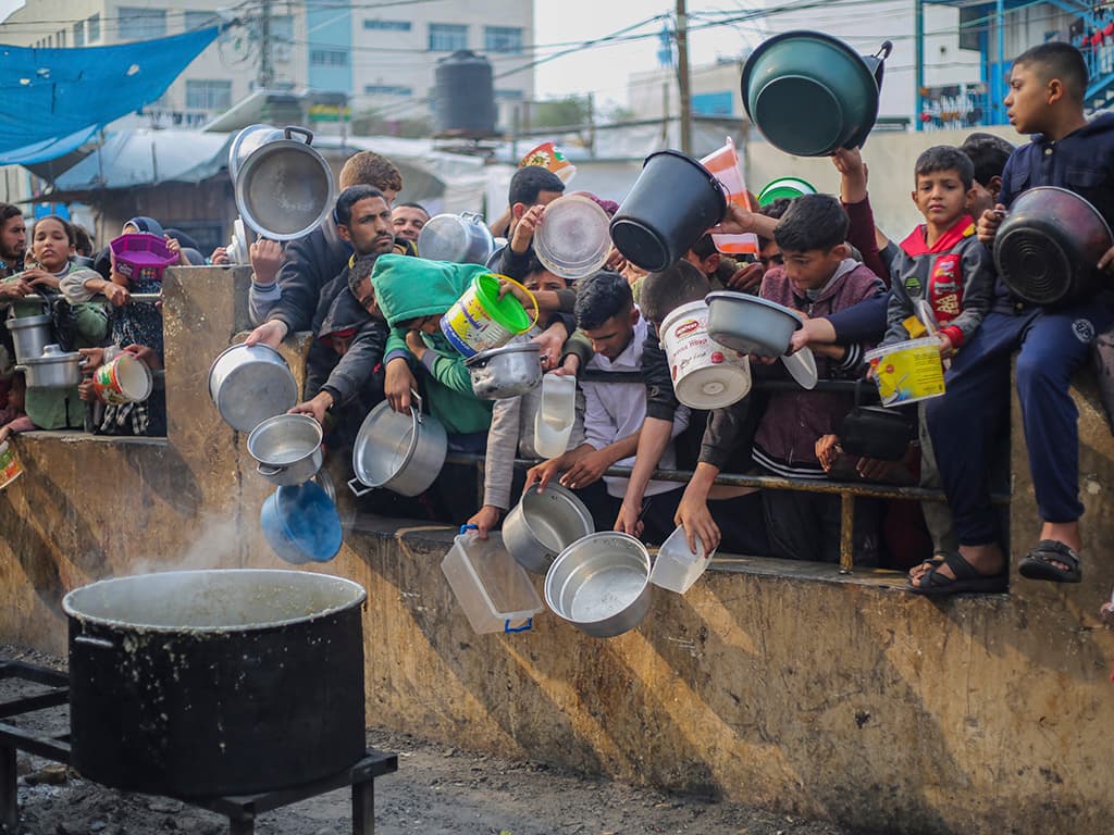 La fam s’estén a Gaza