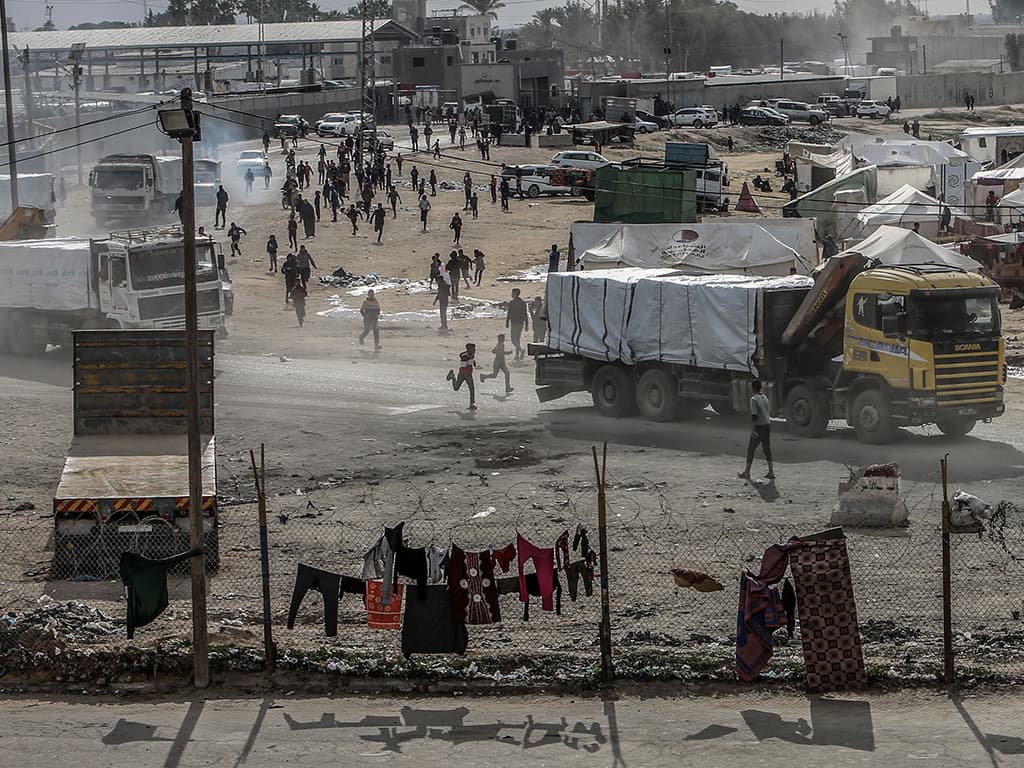 Camions cap a Gaza
