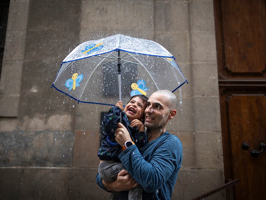 Disfrutar amb la pluja