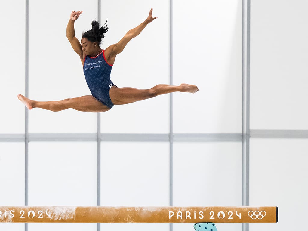 La força de Simone Biles