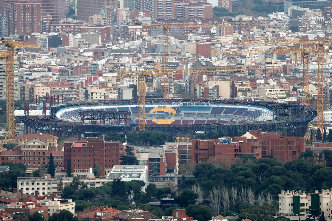 Així evolucionen les obres del Camp Nou