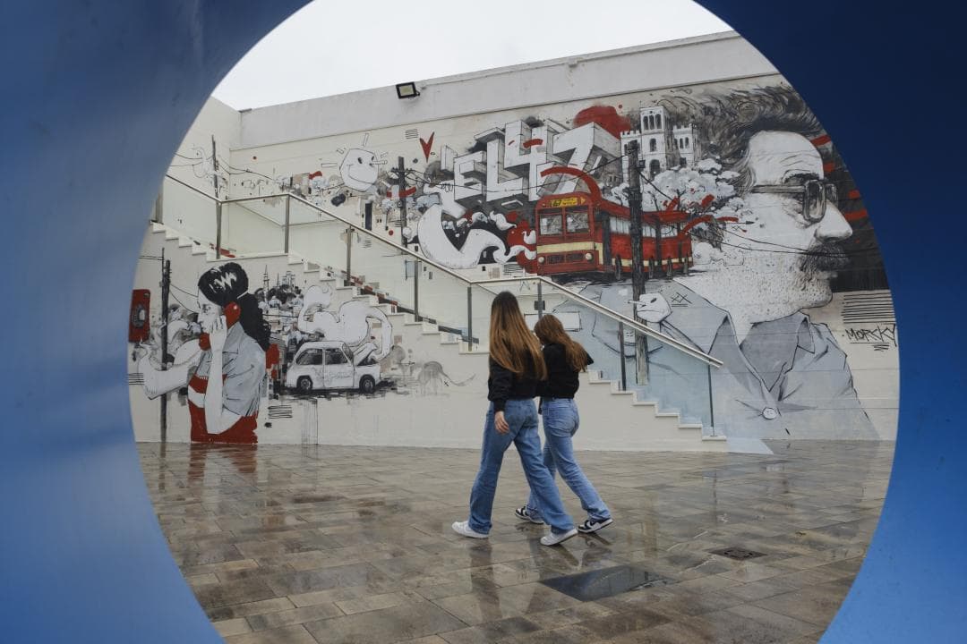 Un mural de pel·lícula