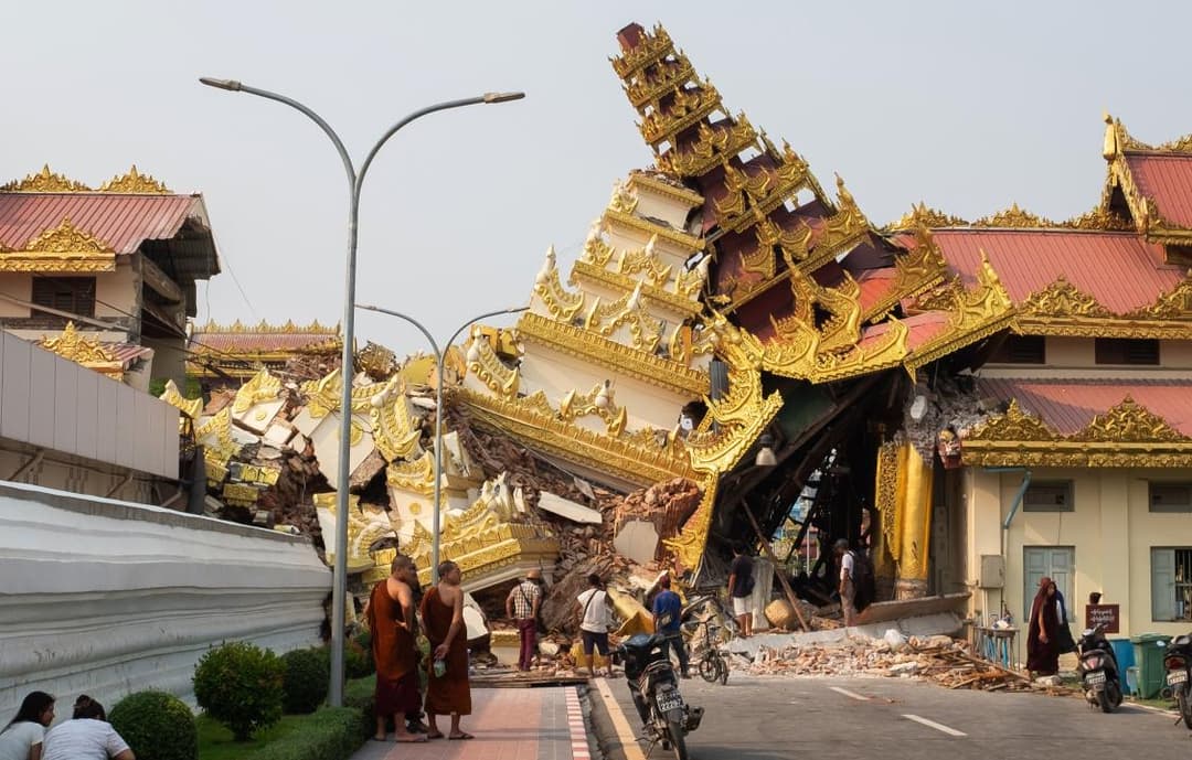 Una catàstrofe a Myanmar