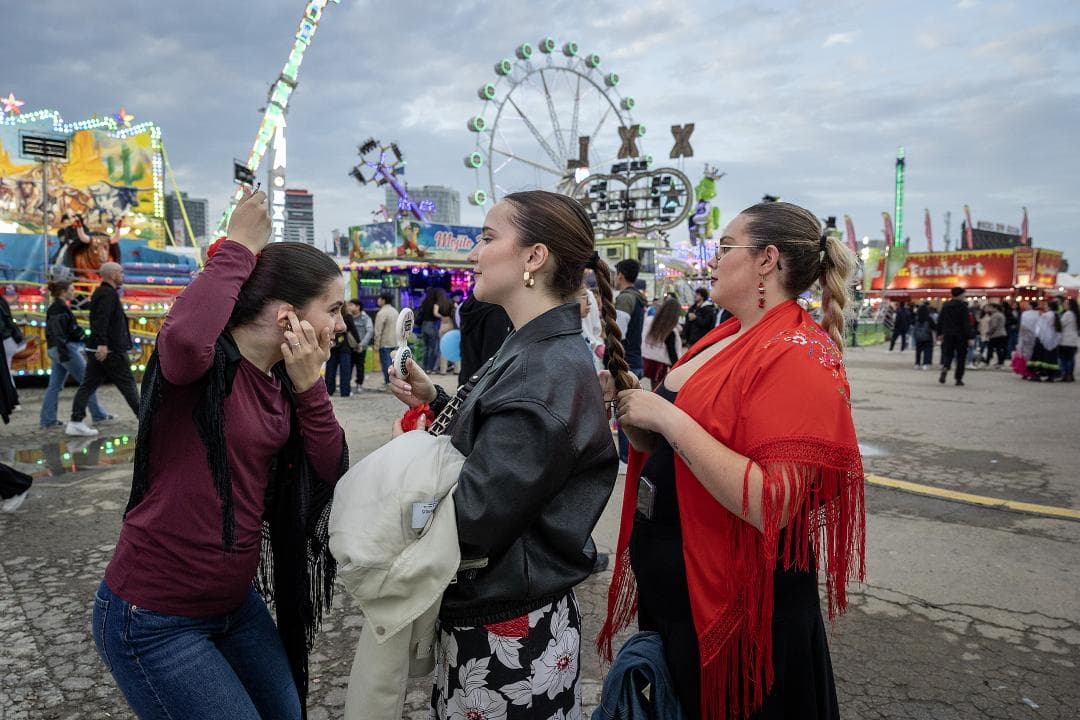 De festa a la Fira d’Abril
