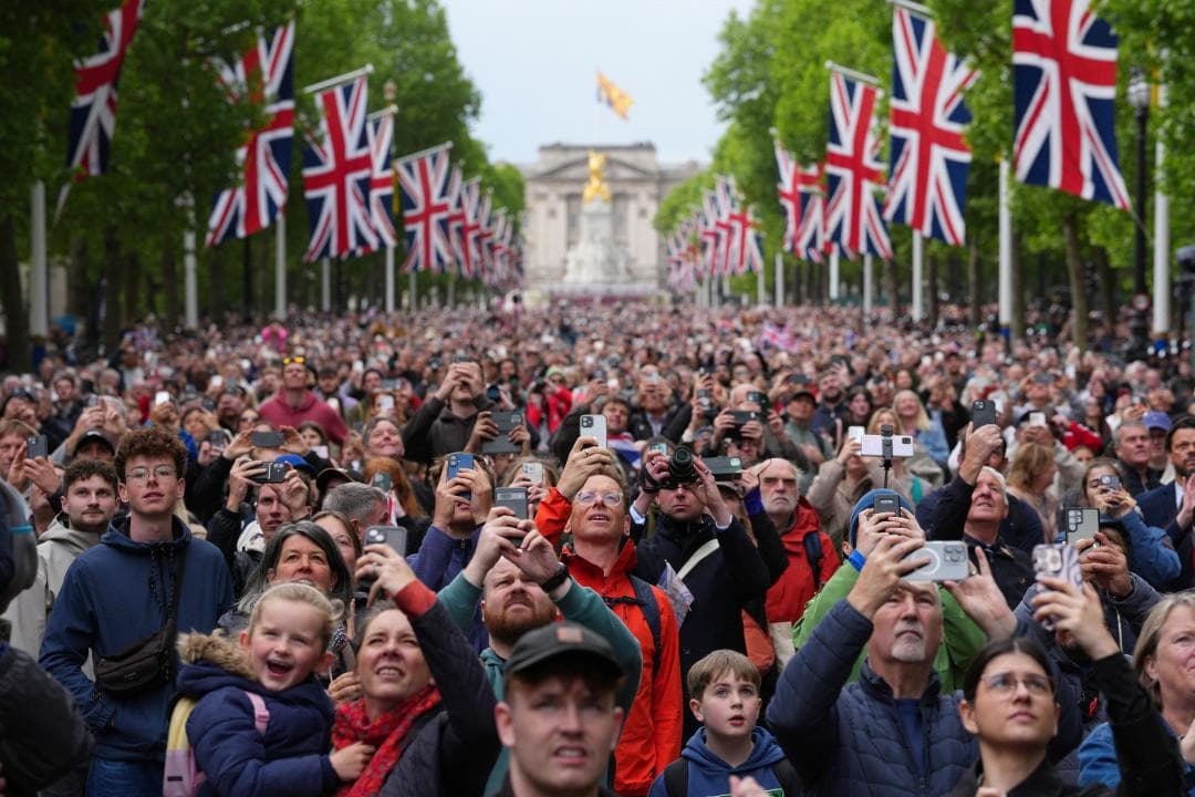 Londres comença a celebrar la victòria aliada del 1945