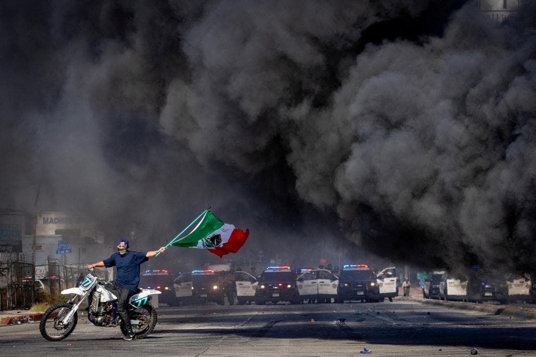 Trump esclafa la protesta