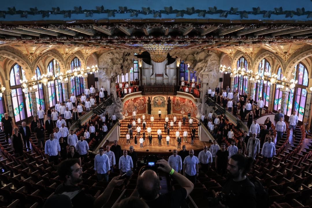 La cuina catalana omple el Palau