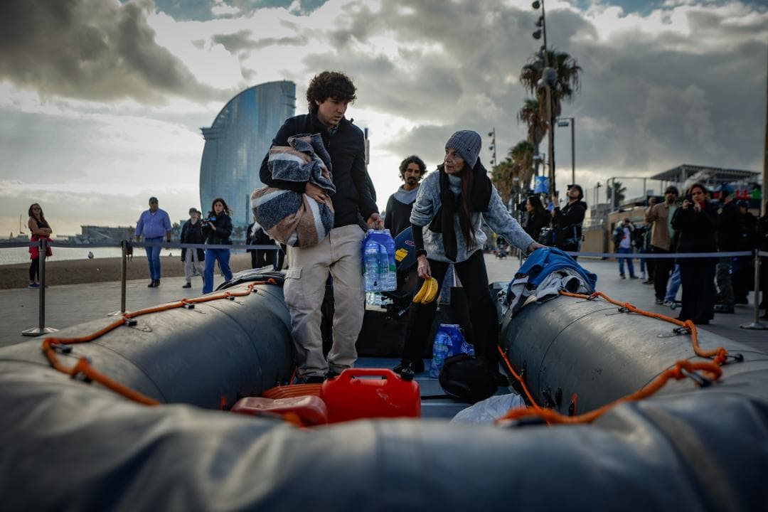 Una pastera a la Barceloneta