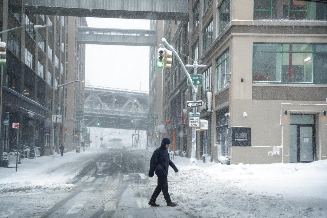 Nova York, la pitjor nevada en una dècada