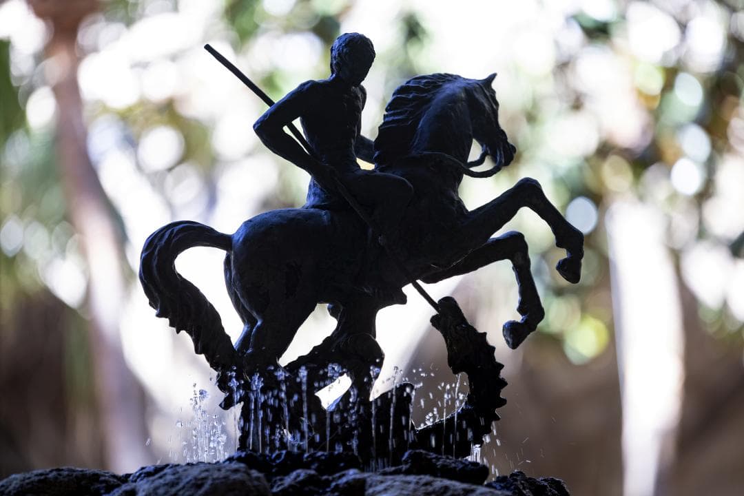 Drac i sant Jordi enclaustrats