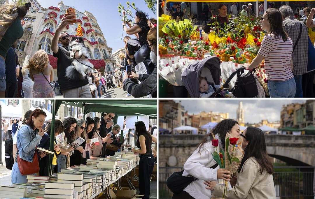 Catalunya vibra per Sant Jordi