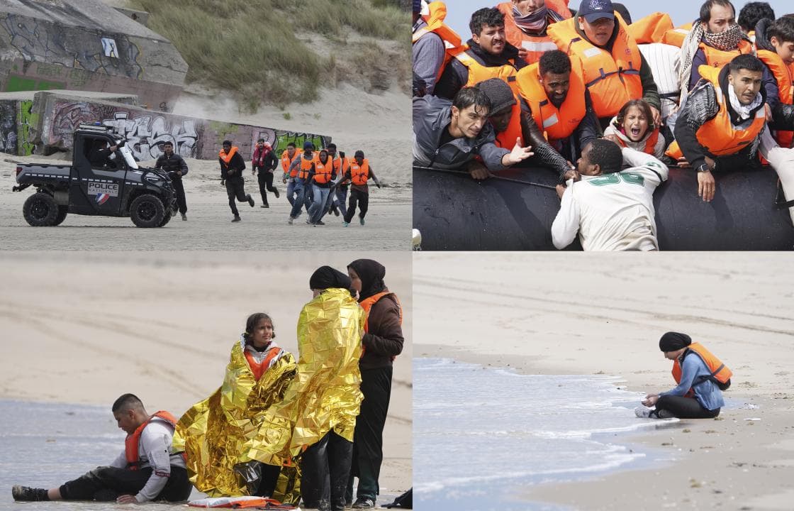 Intentant arribar a la Gran Bretanya