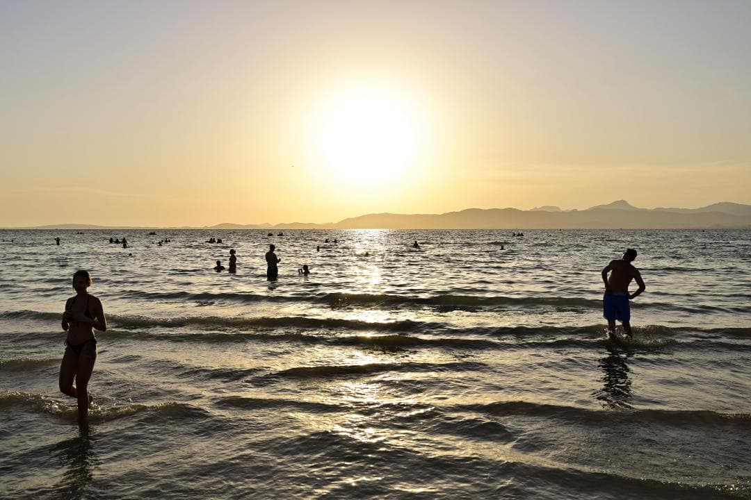 Aquest any els banys al mar balear gairebé no refresquen