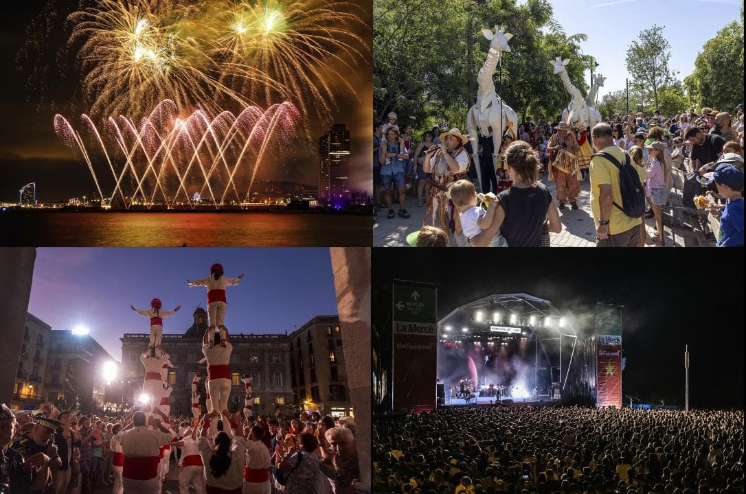 La Mercè 2026: llum, música i castells